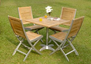 Marrina side chair & Brasco square table