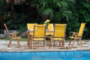 TBM01 Monica Recliner  rectangular table set
