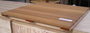 Wood Base Garden Tile Bangkirai 500 X 500 mm [9slat]