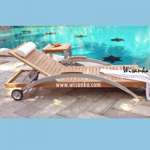 PA 26-Paris sunbed with wheels