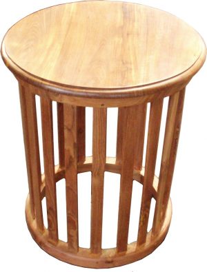 round slat table