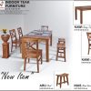 News Letter Kawi Dining Set